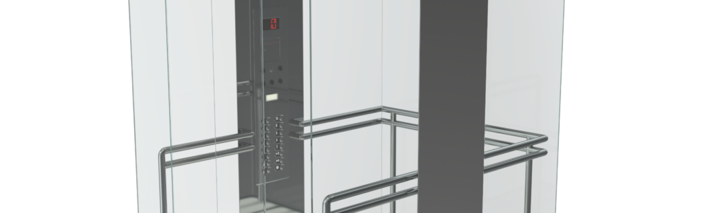Glass Elevator Car.H03.2k